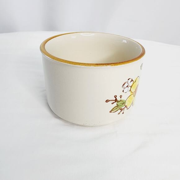 Vintage Sunnycraft  Korea Yellow & Orange Flowers Wide Coffee- Tea  Mug - Picture 4 of 10